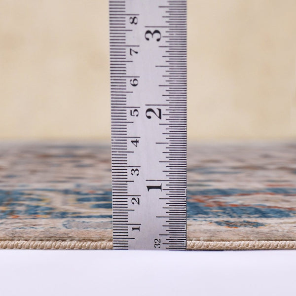 Amer Rugs Arcadia Elegant Power-loom Oriental Design Area Rug For Timeless Charm In Home Or Office Decor Beige,Navy Polyester Arc40203