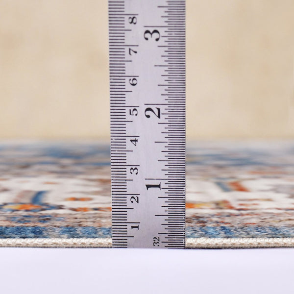 Amer Rugs Arcadia Elegant Power-loom Oriental Design Area Rug For Timeless Charm In Home Or Office Decor Navy Blue,Ivory Polyester Arc531105