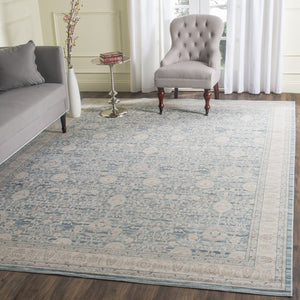 Safavieh Archive Premium Flat Weave Area Rug - Timeless Elegance For Modern Living Spaces, Oeko-tex Certified Blue ,Grey Polypropylene Arc672b-6