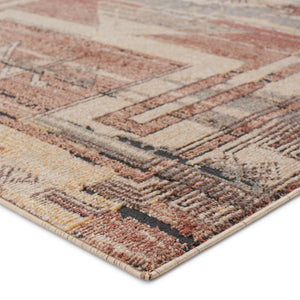 Jaipur Living Vibe by Jaipur Living Ankita Tribal Geometric Distressed Polypropylene Indoor Rug 7'8" x 10' RUG152668