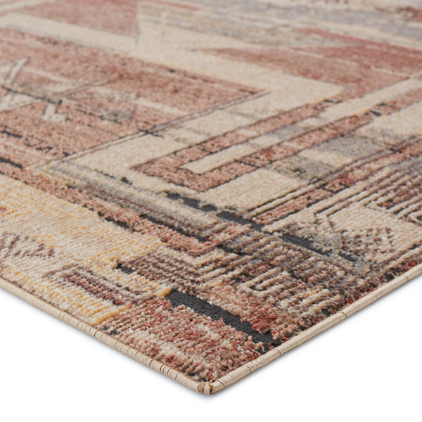 Jaipur Living Vibe by Jaipur Living Ankita Tribal Geometric Distressed Polypropylene Indoor Rug 7'8" x 10' RUG152668
