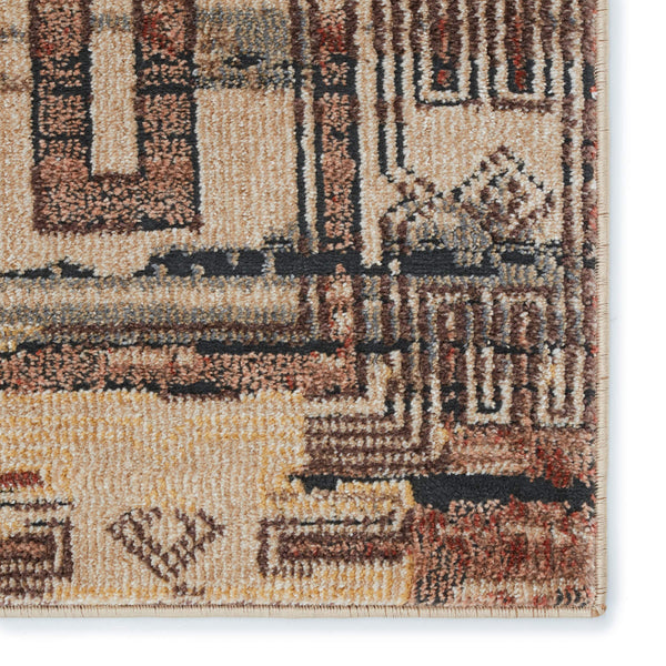 Jaipur Living Vibe by Jaipur Living Ankita Tribal Geometric Distressed Polypropylene Indoor Rug 7'8" x 10' RUG152668