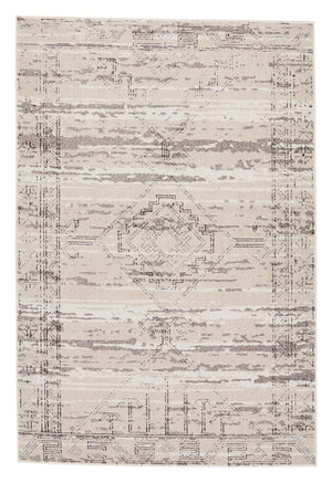 Jaipur Living Vibe by Jaipur Living Distressed Tribal Geometric Polypropylene Rug for Rooms 3'10" X 6' RUG152684