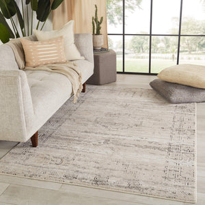 Jaipur Living Vibe by Jaipur Living Distressed Tribal Geometric Polypropylene Rug for Rooms 3'10" X 6' RUG152684