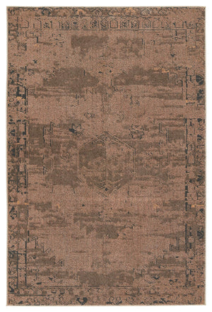 Jaipur Living Vibe by Jaipur Living Esposito Distressed Medallion Rug Southwestern Boho Room Light Brown 3'10"X6' RUG152691