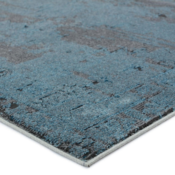 Jaipur Living Vibe by Jaipur Living Esposito Distressed Medallion Rug Southwestern Boho Room Blue 10'X14' RUG152699