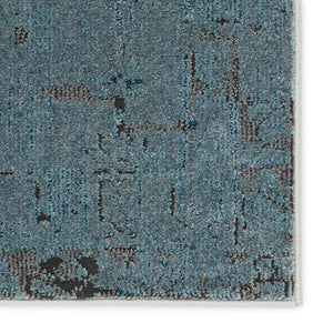Jaipur Living Vibe by Jaipur Living Esposito Distressed Medallion Rug Southwestern Boho Room Blue 10'X14' RUG152699