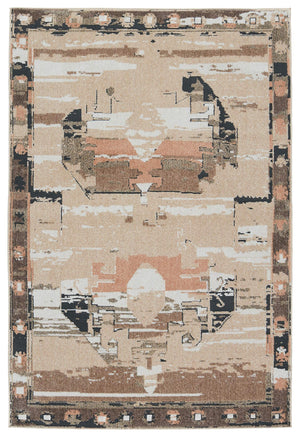 Jaipur Living Vibe by Jaipur Living Naomi Tribal Medallion Distressed Polypropylene Rug for Rooms 7'8" x 10' RUG152703