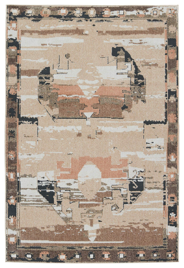 Jaipur Living Vibe by Jaipur Living Naomi Tribal Medallion Distressed Polypropylene Rug for Rooms 7'8" x 10' RUG152703