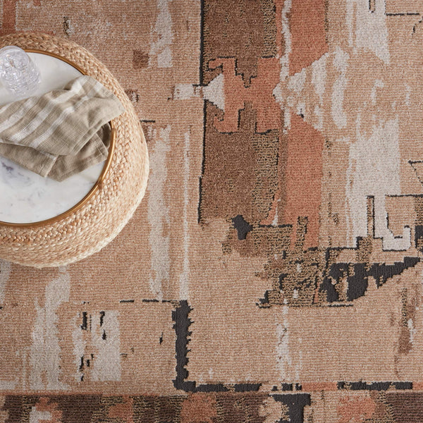 Jaipur Living Vibe by Jaipur Living Naomi Tribal Medallion Distressed Polypropylene Rug for Rooms 7'8" x 10' RUG152703