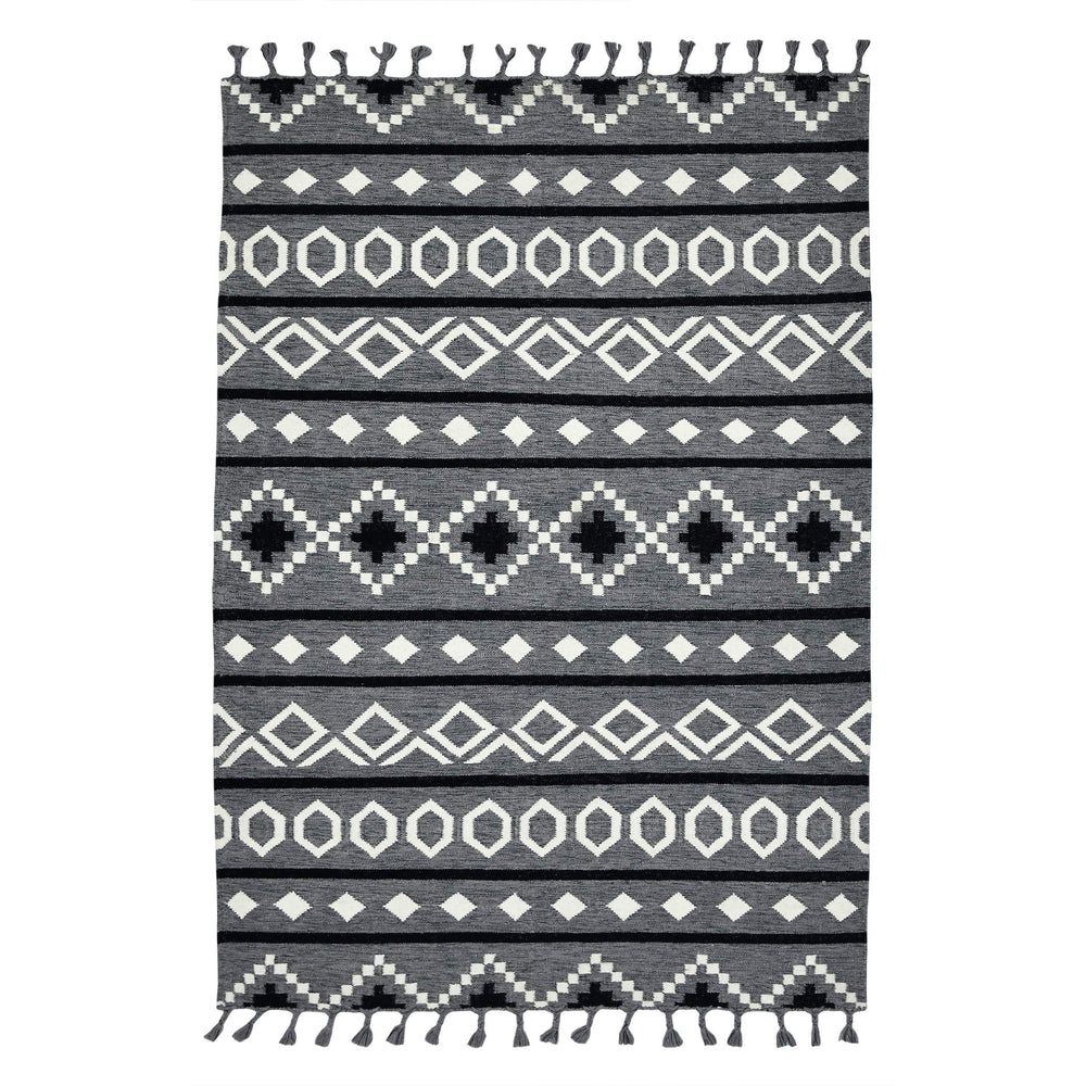 AMER Rugs Artifacts Handwoven Wool Flatweave Rug Southwestern Tribal Motifs for Any Room Decor Style 2' x 3' ARI10203
