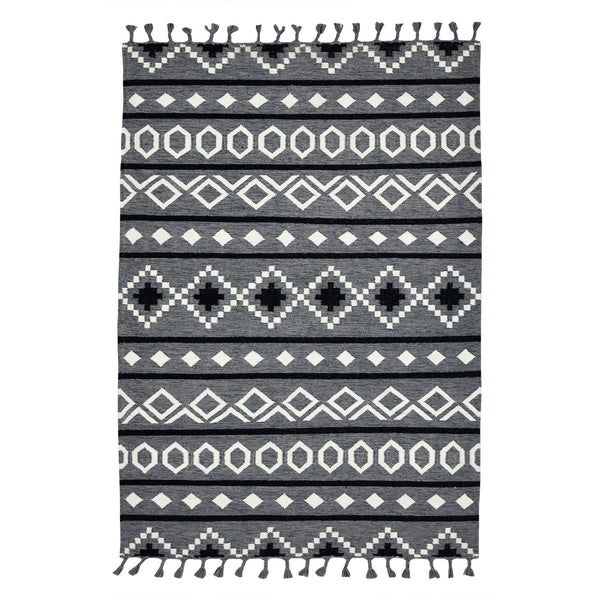AMER Rugs Artifacts Handwoven Wool Flatweave Rug Southwestern Tribal Motifs for Any Room Decor Style 2' x 3' ARI10203