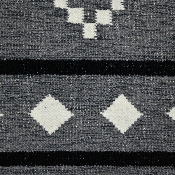 Artifacts Handwoven Wool Flatweave Rug Southwestern Tribal Motifs for Any Room Decor Style