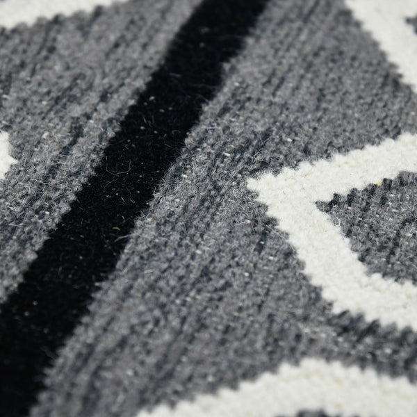 Artifacts Handwoven Wool Flatweave Rug Southwestern Tribal Motifs for Any Room Decor Style