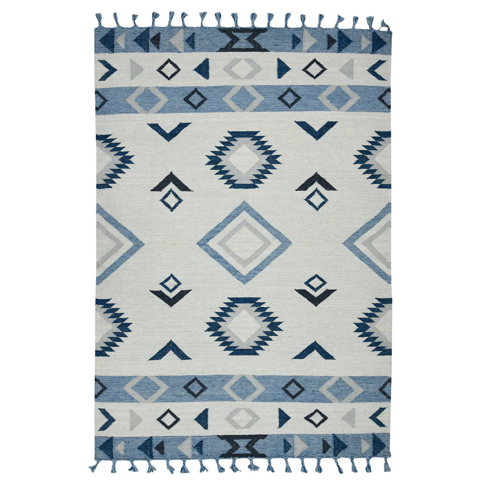AMER Rugs Artifacts Handwoven Wool Flatweave Rug Tribal Southwestern Pattern for Boho Living Spaces 2' x 3' ARI140203