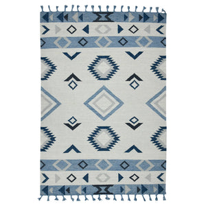 AMER Rugs Artifacts Handwoven Wool Flatweave Rug Tribal Southwestern Pattern for Boho Living Spaces 3' x 5' ARI140305