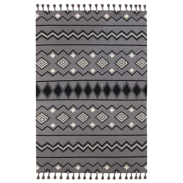AMER Rugs Artifacts Handwoven Wool Flatweave Rug with Tribal Motifs for Living Rooms and Entryways 2' x 3' ARI20203