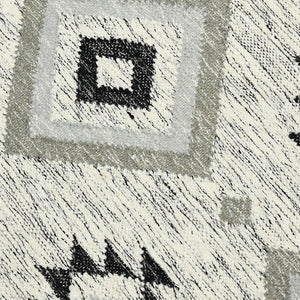 Artifacts Handwoven Wool Flatweave Rug Southwestern Tribal Pattern for Any Room or Space