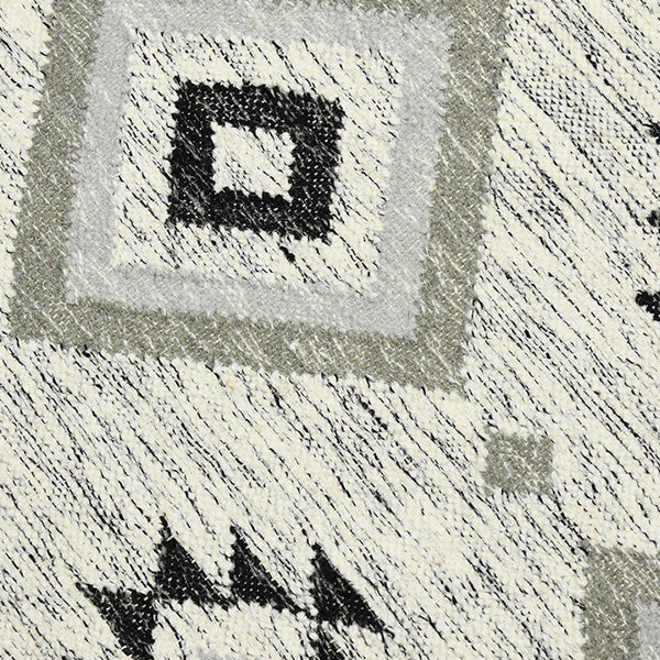 Artifacts Handwoven Wool Flatweave Rug Southwestern Tribal Pattern for Any Room or Space