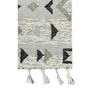 Artifacts Handwoven Wool Flatweave Rug Southwestern Tribal Pattern for Any Room or Space