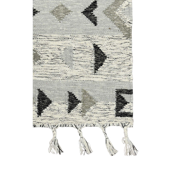 Artifacts Handwoven Wool Flatweave Rug Southwestern Tribal Pattern for Any Room or Space