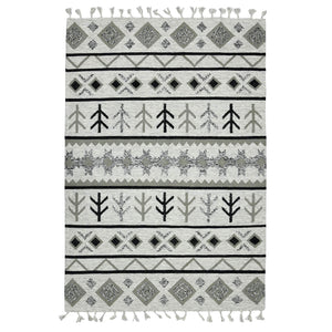 AMER Rugs Artifacts Handwoven Wool Flatweave Rug Tribal Southwestern Geometric Boho Accent for Any Room 2' x 3' ARI40203