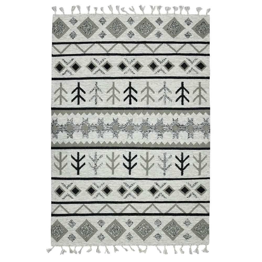 AMER Rugs Artifacts Handwoven Wool Flatweave Rug Tribal Southwestern Geometric Boho Accent for Any Room 3' x 5' ARI40305