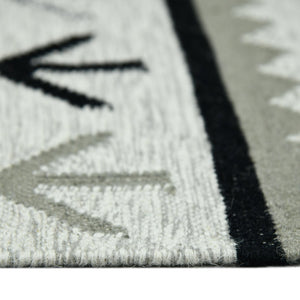 Artifacts Handwoven Wool Flatweave Rug Tribal Southwestern Geometric Boho Accent for Any Room