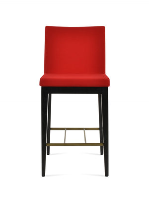 Soho Concept Aria Premium Wood Barstools & Counterstools In Camira Era Fabric - 10-year Guarantee, Stylish! Ash,Black,Brass,Red  Soho-concept-dining-chair-07423