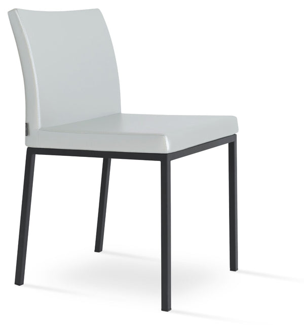 Soho Concept Aria Metal Dining Chair - Stylish & Durable With 5-year Guarantee, Multiple Finishes, Limited Stock! Black,Silver  Soho-concept-dining-chair-00688