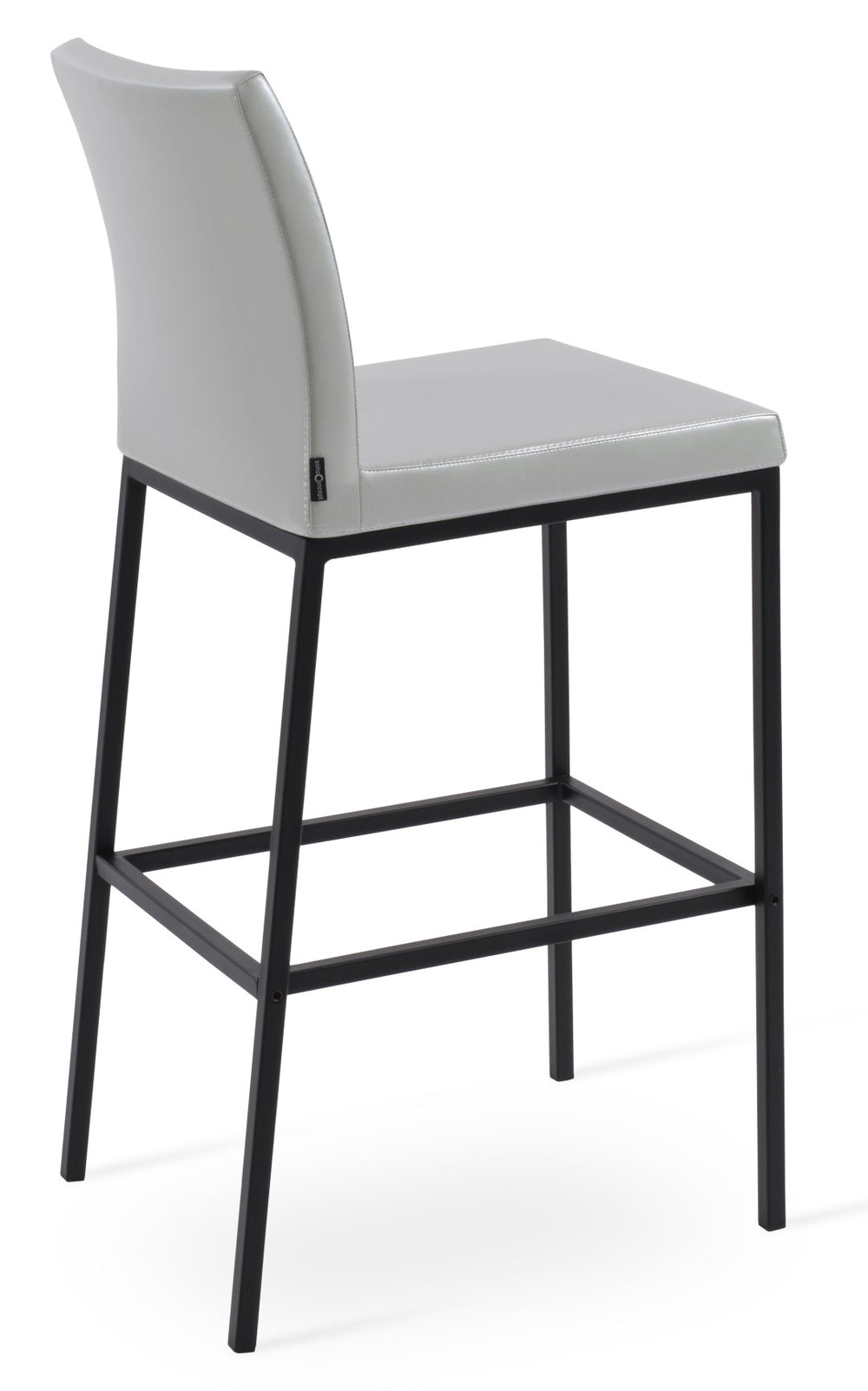 Soho Concept Aria Metal Barstools & Counterstools - Luxurious Fabric Options, Durable Design, 10-year Guarantee! Black,Silver  Soho-concept-dining-chair-10351