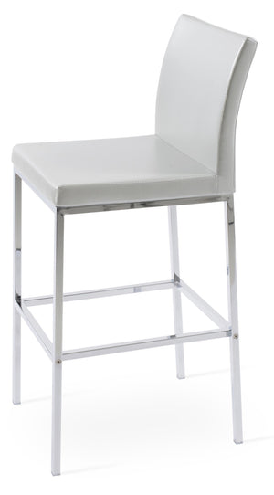 Soho Concept Aria Stylish Metal Barstools & Counterstools - 5-year Guarantee, Chrome & Brass Options Available! Chrome,Silver  Soho-concept-dining-chair-10269