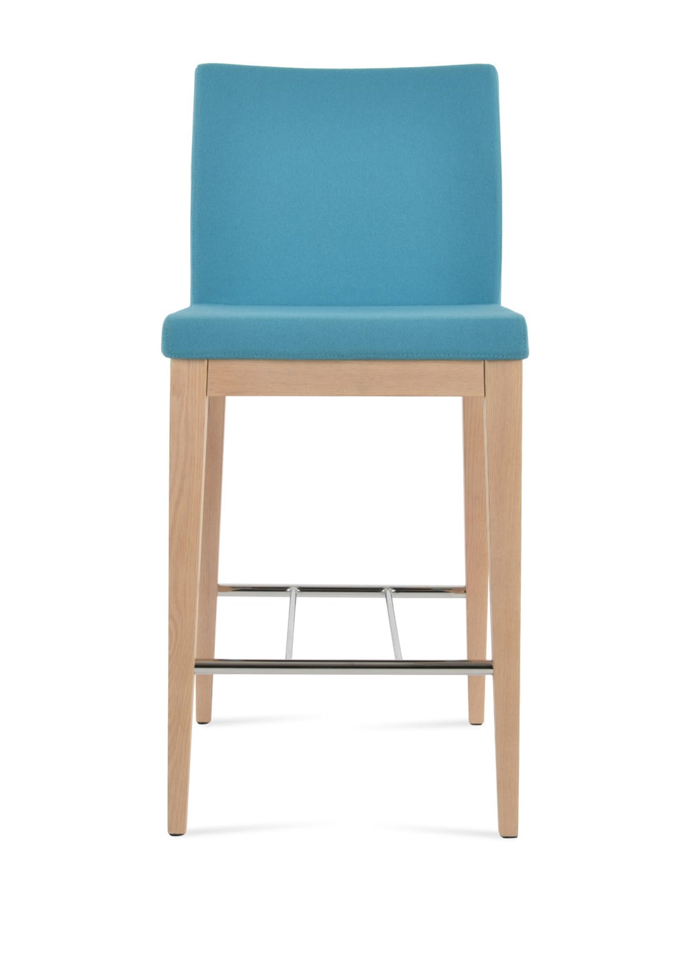 Soho Concept Aria Wood Barstools & Counterstools In Premium Fabrics - 10-year Guarantee, Stylish & Durable Options Ash,Natural,Chrome,Turquoise  Soho-concept-dining-chair-10308