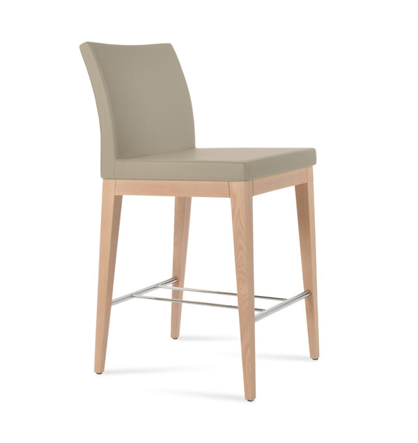 Soho Concept Aria Wood Dining Chair - Stylish Barstools, Durable Fabrics & Custom Finishes With 10-year Guarantee Ash,Natural,Chrome  Soho-concept-dining-chair-10300