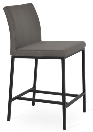 Soho Concept Aria Mw Barstools & Counterstools - Stylish Metal Base With 10-year Guarantee, Various Fabrics Available Black,Grey  Soho-concept-dining-chair-10318
