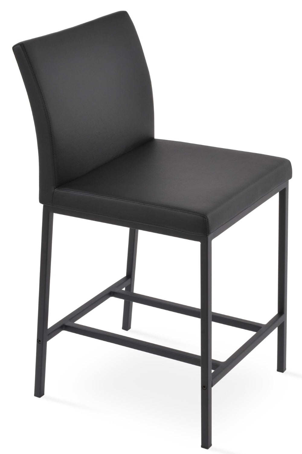 Soho Concept Aria Metal Stool - Stylish Bar & Counter Seating With Premium Fabrics, 10 Year Guarantee, Chic Colors Black,Gold  Soho-concept-dining-chair-10290