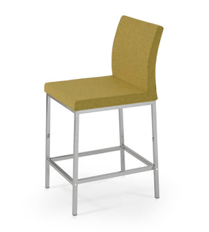 Soho Concept Aria Wood Stool Collection: Elegant Barstools & Counterstools In Premium Wool Fabric, 10-year Guarantee   Soho-concept-dining-chair-10334
