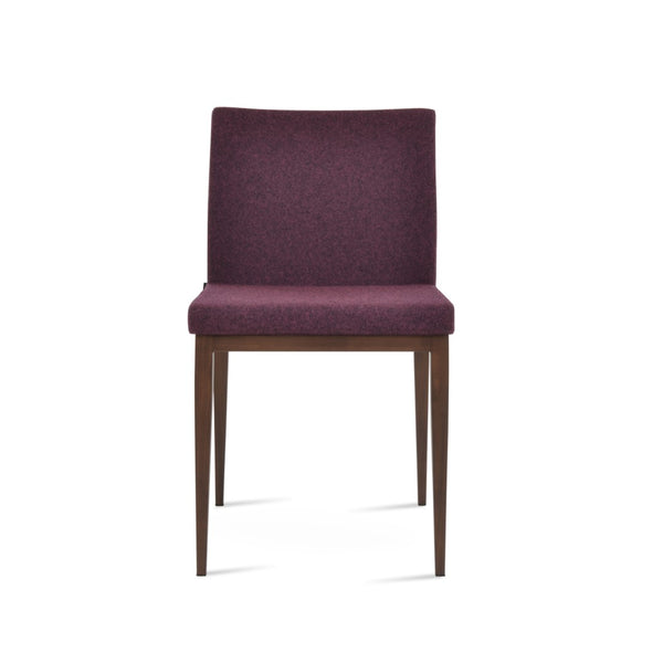 Soho Concept Aria Mw Dining Chair - Stylish Camira Blazer Wool, Metal Base, 10-year Guarantee, Modern Design Walnut  Soho-concept-dining-chair-00331