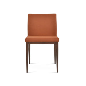 Soho Concept Aria Mw Dining Chair: Luxurious Upholstery Options, Metal Base, 10-year Guarantee, Modern Design Walnut  Soho-concept-dining-chair-00334
