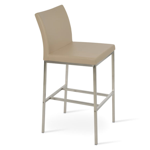 Soho Concept Aria Metal Barstools & Counterstools - Stylish Chrome Finishes, Durable Upholstery, 5-year Guarantee   Soho-concept-dining-chair-10350