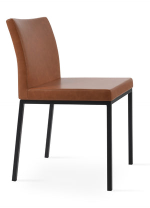 Soho Concept Aria Metal Dining Chair - Stylish & Durable With 5-year Guarantee, Multiple Finishes, Limited Stock! Black  Soho-concept-dining-chair-00415