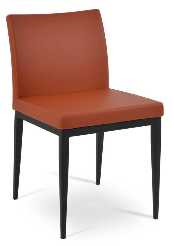 Soho Concept Aria Mw Dining Chair: Luxurious Upholstery Options, Metal Base, 10-year Guarantee, Modern Design Black  Soho-concept-dining-chair-00462