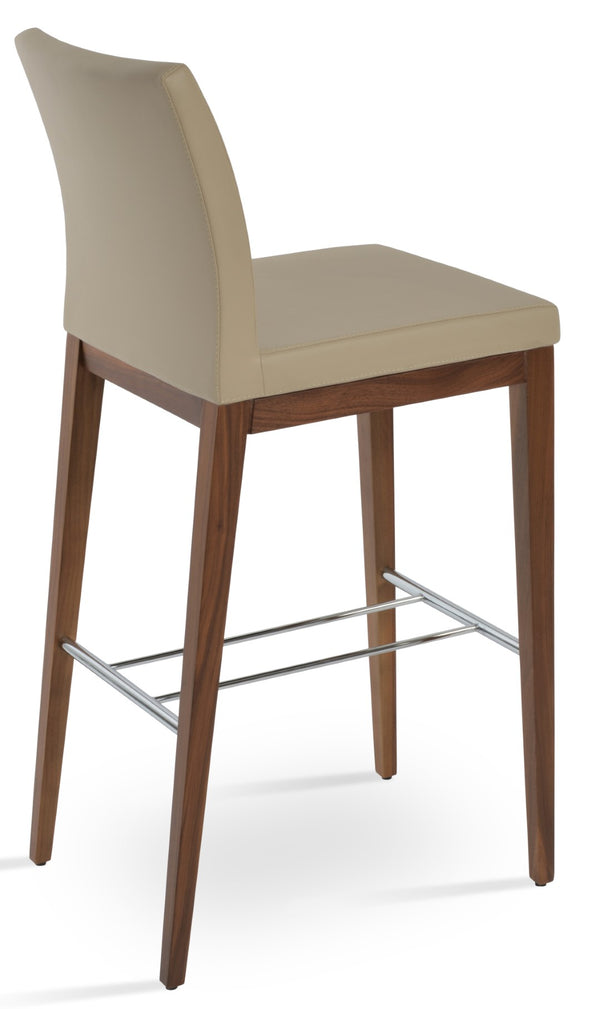 Soho Concept Aria Wood Barstools & Counterstools - Premium Fabrics, Solid Wood, 10-year Guarantee, Elegant Comfort Walnut  Soho-concept-dining-chair-10357