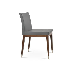 Soho Concept Aria Mw Dining Chair: Luxurious Upholstery Options, Metal Base, 10-year Guarantee, Modern Design Grey  Soho-concept-dining-chair-00460