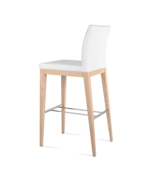 Soho Concept Aria Wood Barstools & Counterstools - Premium Leatherette, Solid Wood Finishes, 2-year Warranty! Ash,Natural,White  Soho-concept-dining-chair-10244
