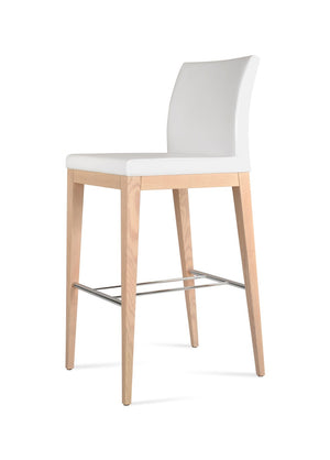 Soho Concept Aria Wood Barstools & Counterstools - Stylish Leatherette Seating, 2-year Warranty, Durable Design Ash,Natural,White  Soho-concept-dining-chair-06583