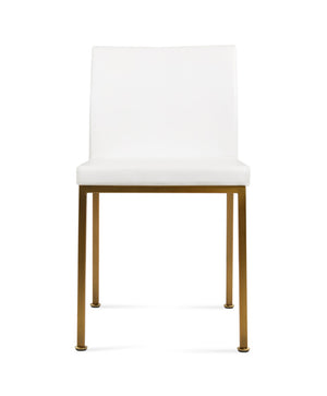 Soho Concept Aria Metal Dining Chair - Stylish & Durable With 5-year Guarantee, Multiple Finishes, Limited Stock! White  Soho-concept-dining-chair-00432