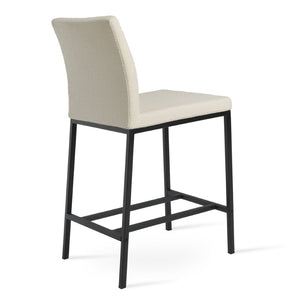 Soho Concept Aria Mw Barstools & Counterstools - Stylish Metal Base With 10-year Guarantee, Various Fabrics Available White,Black  Soho-concept-dining-chair-10241