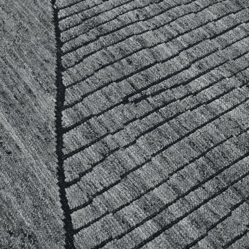 Amer Rugs Arlington Hand-knotted Moroccan Area Rug With Abstract Carved Design For Luxurious Home Décor Gray Wool Arl20912