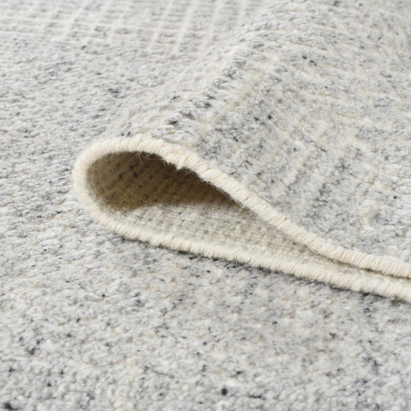 Amer Rugs Arlington Hand-knotted Moroccan Carved Design Area Rug - Luxurious Softness And Unique Style Gray Wool Arl40912